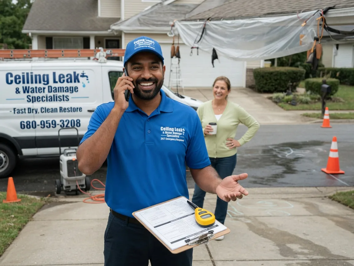 Ceiling Leak Cleanup Grand Terrace, CA FAQs
